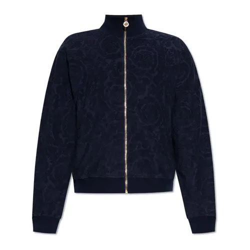 Sweatshirts & Hoodies > Zip-throughs - - Versace - Modalova