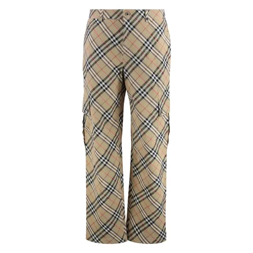 Trousers > Wide Trousers - - Burberry - Modalova
