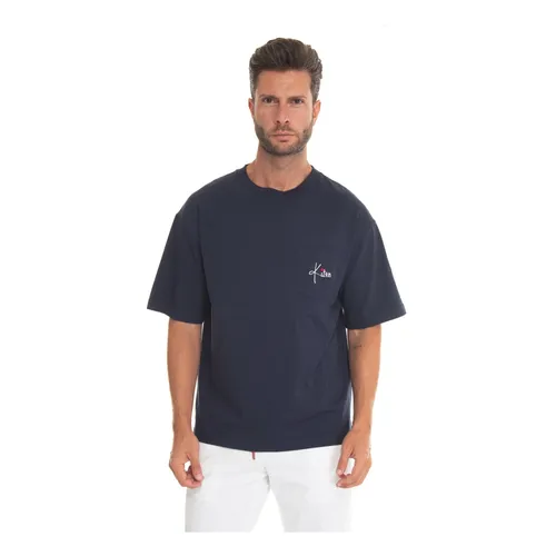 Kiton - Tops > T-Shirts - Blue - Kiton - Modalova