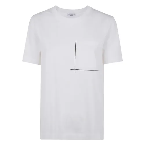Tops > T-Shirts - - Brunello Cucinelli - Modalova