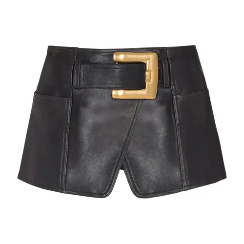 Skirts > Leather Skirts - - Balmain - Modalova