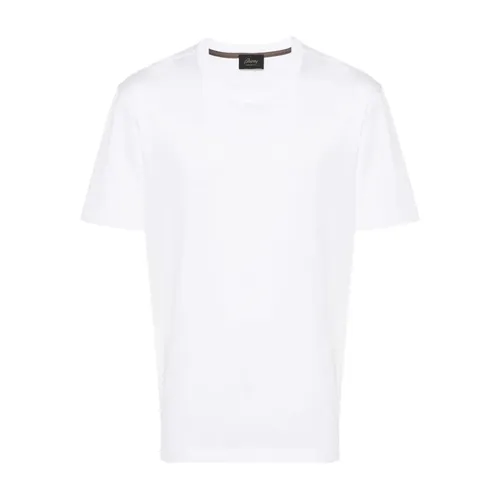 Brioni - Tops > T-Shirts - White - Brioni - Modalova