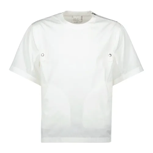 Sacai - Tops > T-Shirts - White - Sacai - Modalova