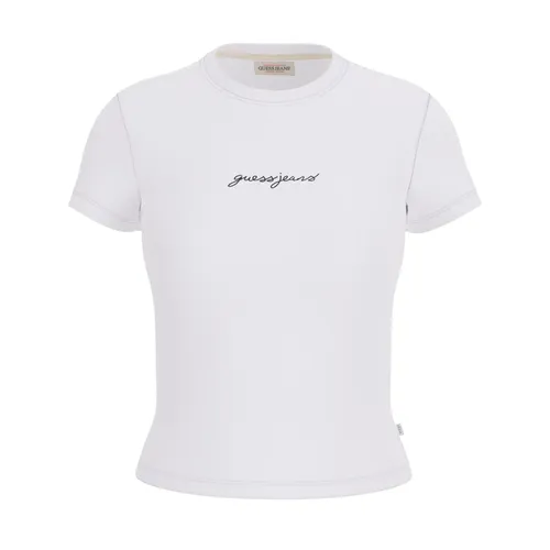 Guess - Tops > T-Shirts - White - Guess - Modalova