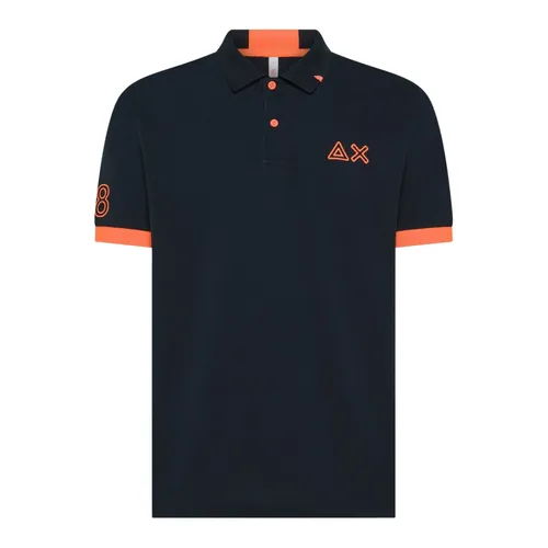 Sun68 - Tops > Polo Shirts - Blue - Sun68 - Modalova