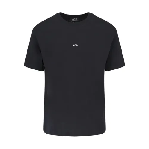 A.p.c. - Tops > T-Shirts - Black - A.p.c. - Modalova