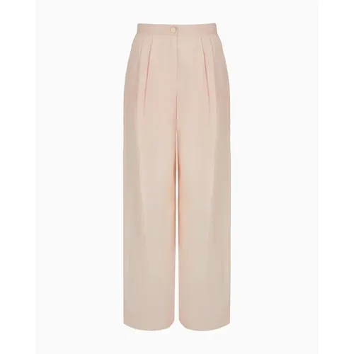 Trousers > Wide Trousers - - Armani Exchange - Modalova