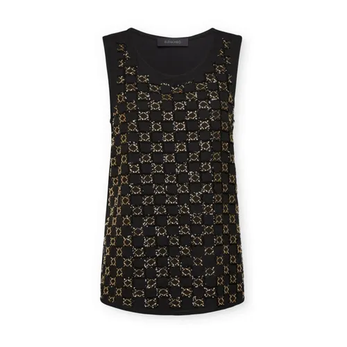 Tops > Sleeveless Tops - - Elena Mirò - Modalova