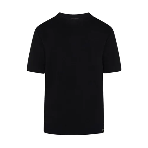 Kiton - Tops > T-Shirts - Black - Kiton - Modalova