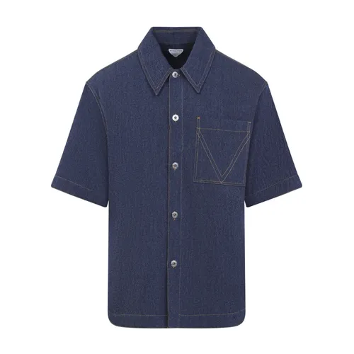 Shirts > Short Sleeve Shirts - - Bottega Veneta - Modalova