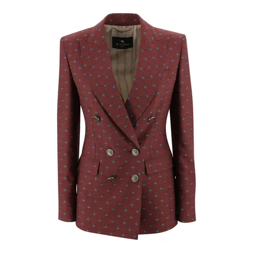 Etro - Jackets > Blazers - Red - Etro - Modalova