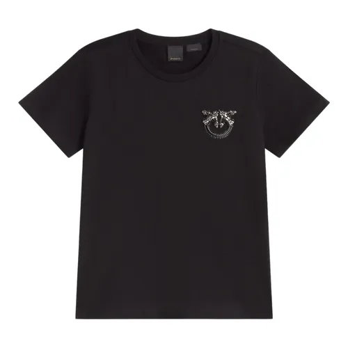 Pinko - Tops > T-Shirts - Black - Pinko - Modalova