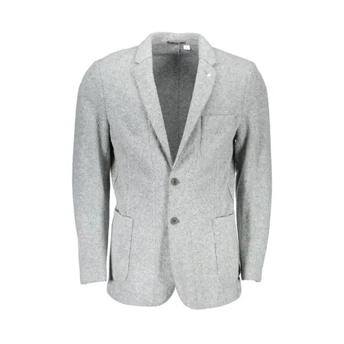 Gant - Jackets > Blazers - Gray - Gant - Modalova