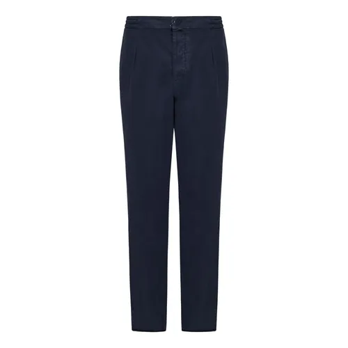 Kiton - Trousers > Chinos - Blue - Kiton - Modalova
