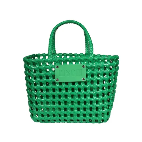 Msgm - Bags > Handbags - Green - Msgm - Modalova
