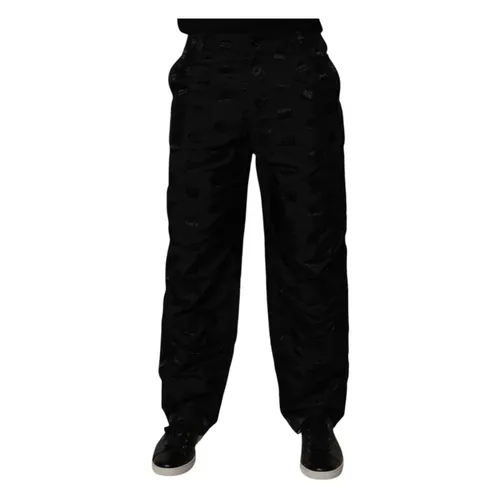 Trousers > Straight Trousers - - Dolce & Gabbana - Modalova