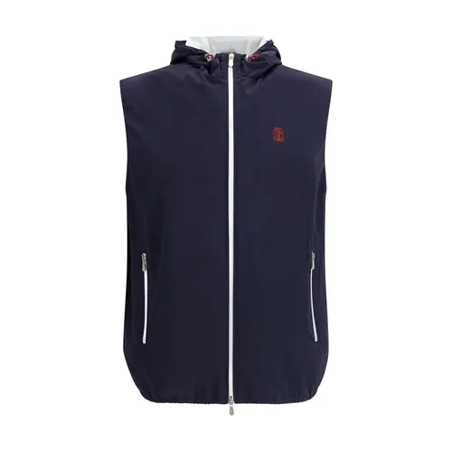 Jackets > Vests - - Brunello Cucinelli - Modalova