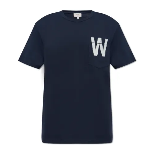 Woolrich - Tops > T-Shirts - Blue - Woolrich - Modalova