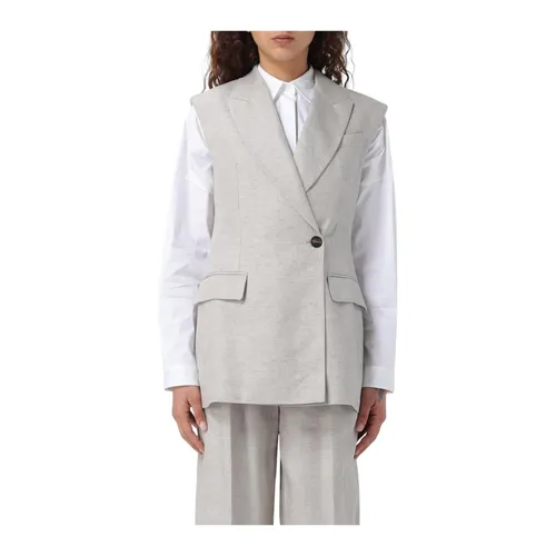 Jackets > Vests - - Brunello Cucinelli - Modalova