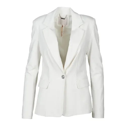 Guess - Jackets > Blazers - White - Guess - Modalova