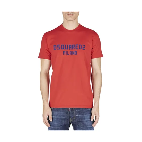 Dsquared2 - Tops > T-Shirts - Red - Dsquared2 - Modalova