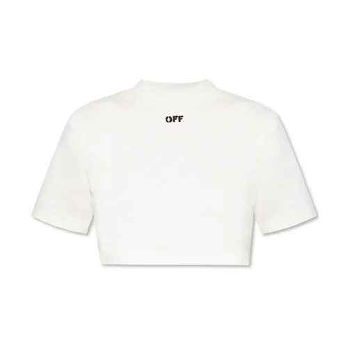 Tops > T-Shirts - - Off White - Modalova