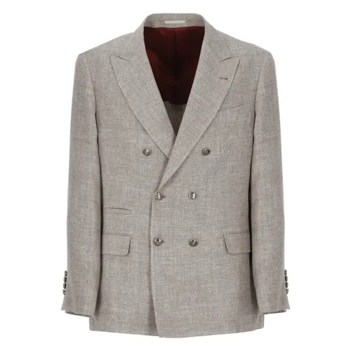 Jackets > Blazers - - Brunello Cucinelli - Modalova