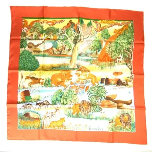Pre-owned > Pre-owned Accessories > Pre-owned Scarves - - Hermès Vintage - Modalova