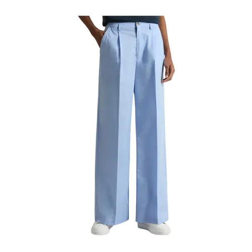 Trousers > Wide Trousers - - Woolrich - Modalova