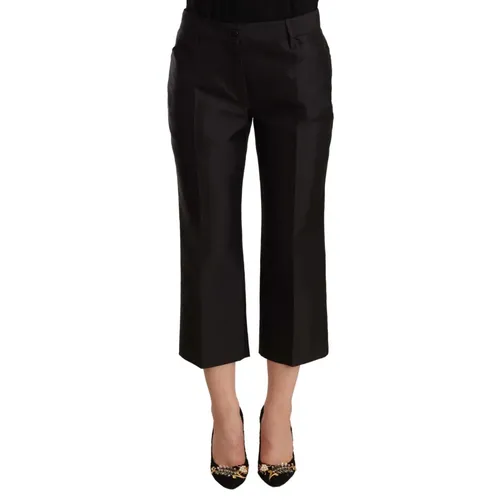 Trousers > Cropped Trousers - - Dolce & Gabbana - Modalova
