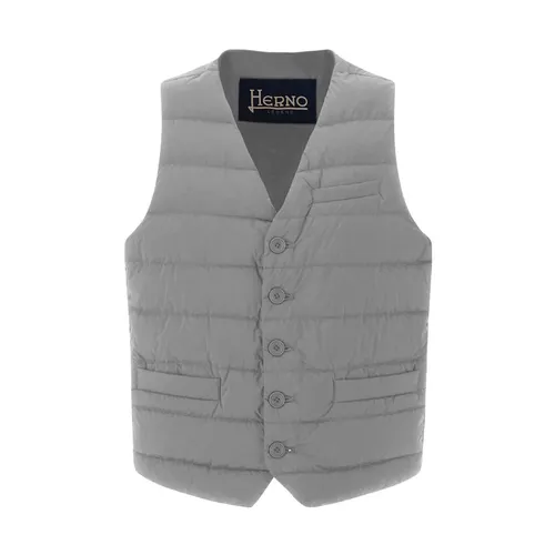 Herno - Jackets > Vests - Gray - Herno - Modalova