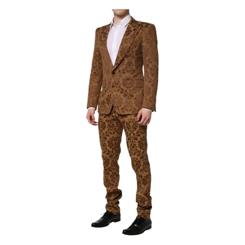 Suits > Suit Sets > Single Breasted Suits - - Dolce & Gabbana - Modalova