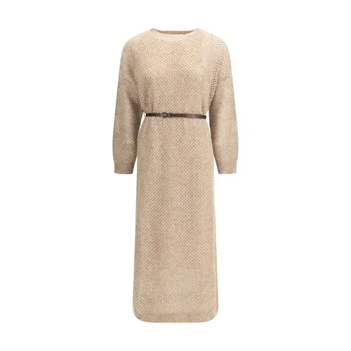 Dresses > Day Dresses > Knitted Dresses - - Brunello Cucinelli - Modalova