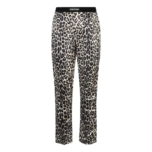 Trousers > Straight Trousers - - Tom Ford - Modalova
