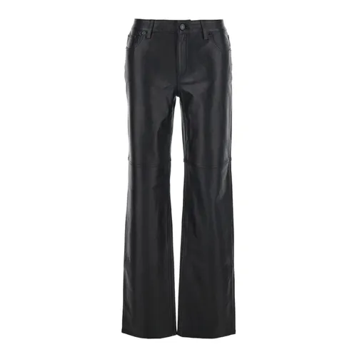 Trousers > Leather Trousers - - Michael Kors - Modalova