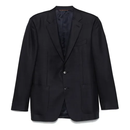 Canali - Jackets > Blazers - Blue - Canali - Modalova