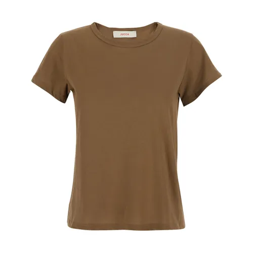 Jucca - Tops > T-Shirts - Brown - Jucca - Modalova