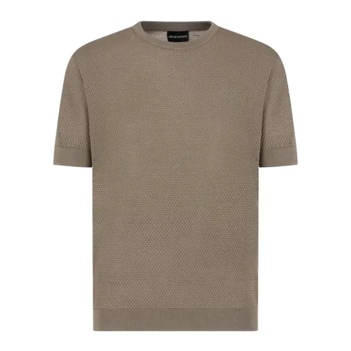 Knitwear > Round-neck Knitwear - - Emporio Armani - Modalova