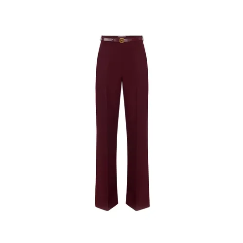 Trousers > Wide Trousers - - Elisabetta Franchi - Modalova