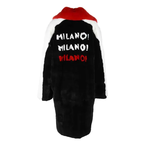 Coats > Single-Breasted Coats - - Msgm - Modalova