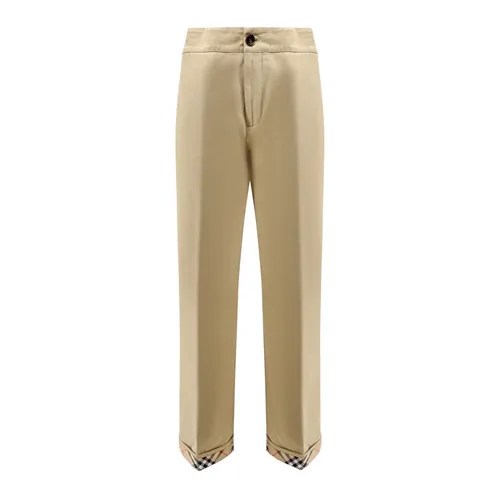 Trousers > Straight Trousers - - Burberry - Modalova