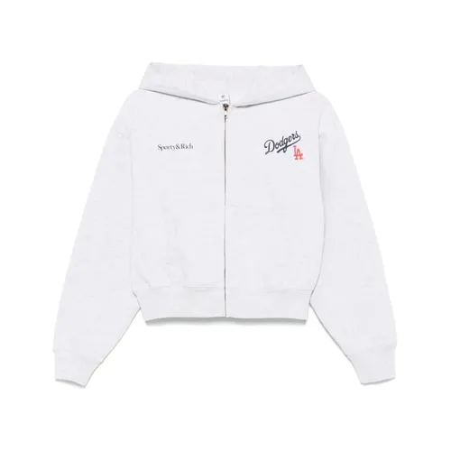 Sweatshirts & Hoodies > Zip-throughs - - Sporty & Rich - Modalova