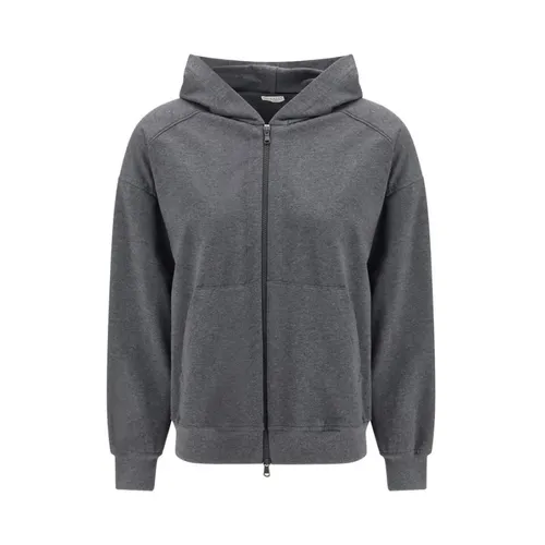 Sweatshirts & Hoodies > Zip-throughs - - Brunello Cucinelli - Modalova