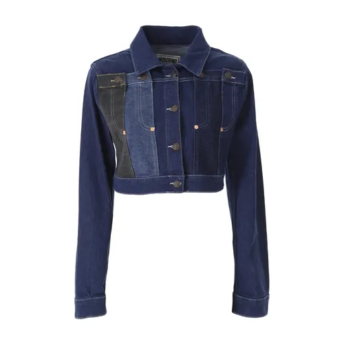 Jackets > Denim Jackets - - Moschino - Modalova