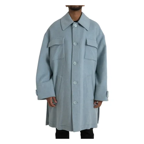 Coats > Single-Breasted Coats - - Dolce & Gabbana - Modalova