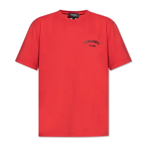 Dsquared2 - Tops > T-Shirts - Red - Dsquared2 - Modalova