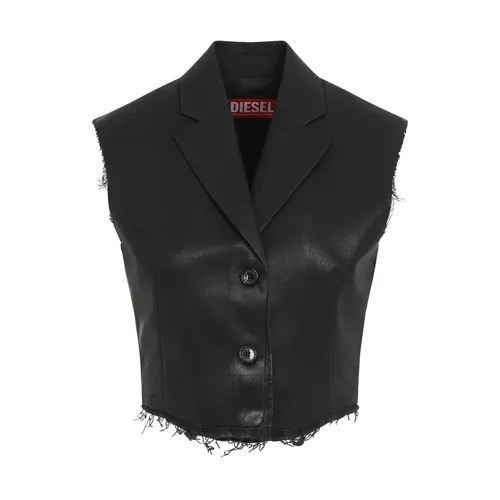 Diesel - Jackets > Vests - Black - Diesel - Modalova