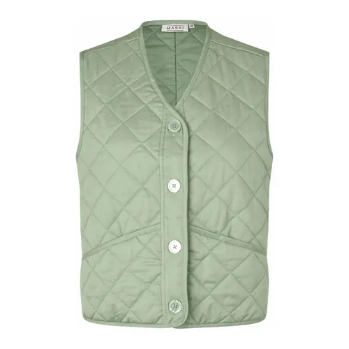 Masai - Jackets > Vests - Green - Masai - Modalova
