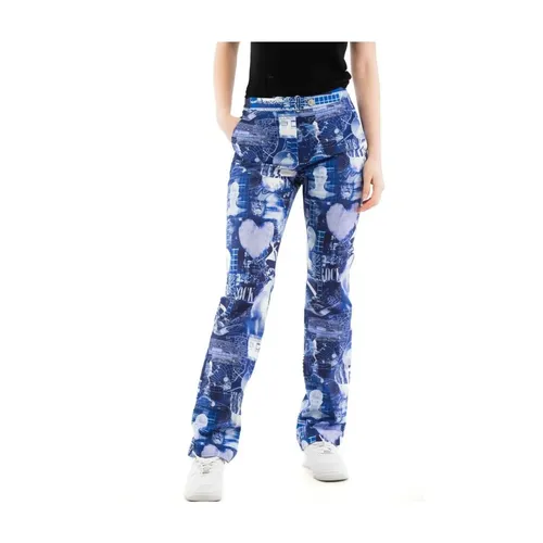 Trousers > Straight Trousers - - Moschino - Modalova