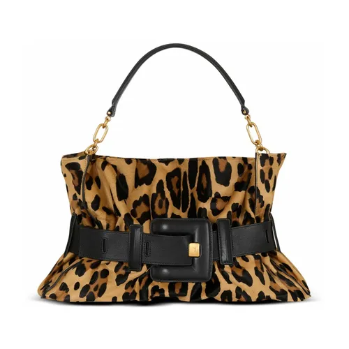 Balmain - Bags > Handbags - Brown - Balmain - Modalova